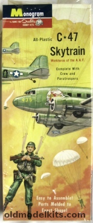 Monogram 1/90 C-47 Skytrain (DC-3) with Paratroopers, PA11-98 plastic model kit